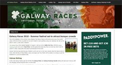 Desktop Screenshot of galway-races.net