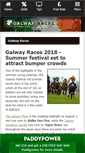 Mobile Screenshot of galway-races.net