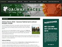 Tablet Screenshot of galway-races.net